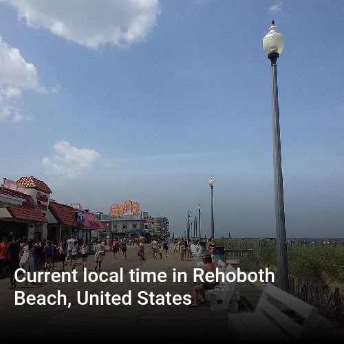 Current local time in Rehoboth Beach, United States