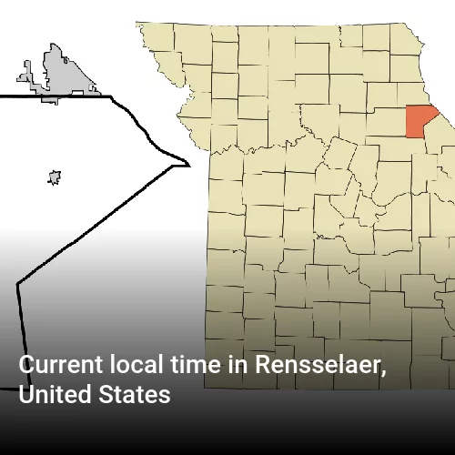 Current local time in Rensselaer, United States