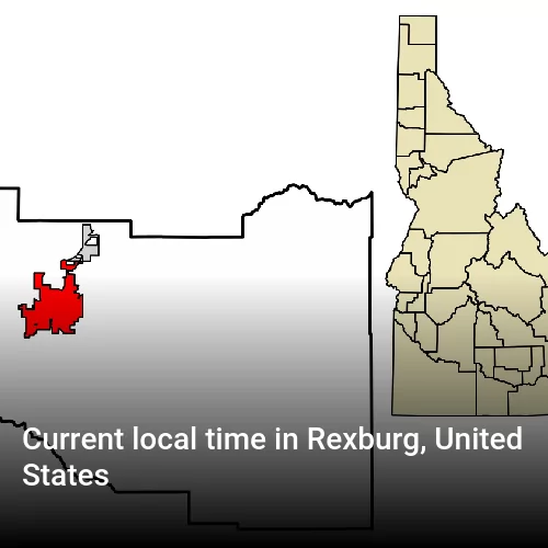 Current local time in Rexburg, United States