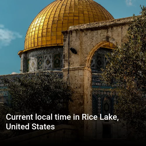 Current local time in Rice Lake, United States