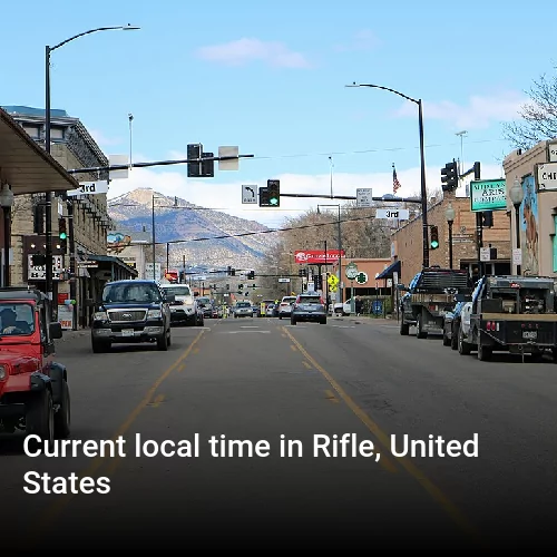 Current local time in Rifle, United States
