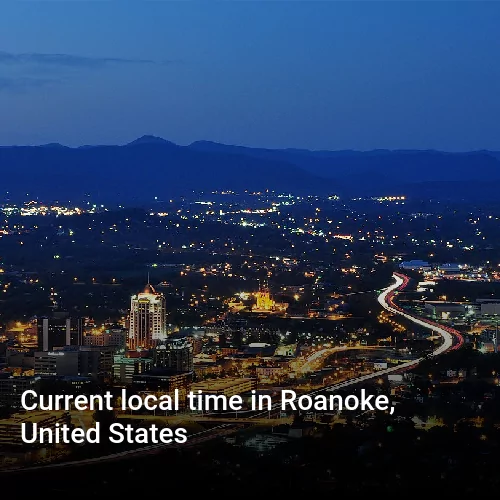 Current local time in Roanoke, United States