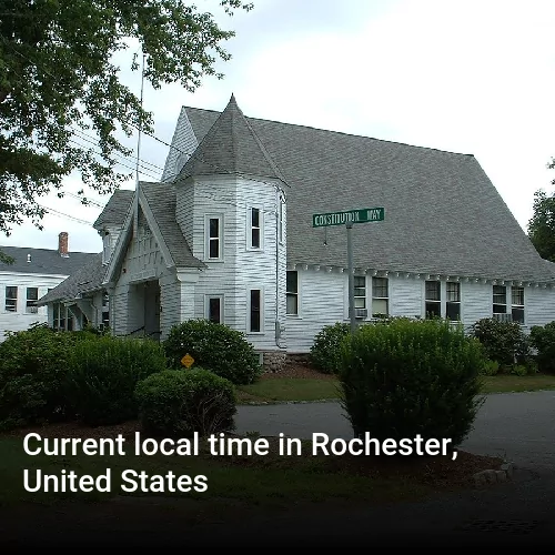 Current local time in Rochester, United States