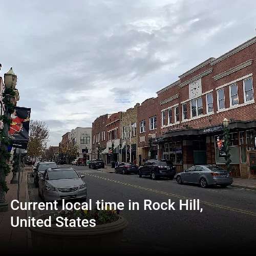 Current local time in Rock Hill, United States