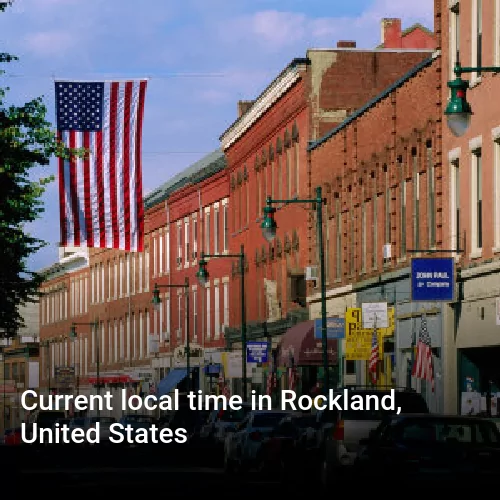 Current local time in Rockland, United States