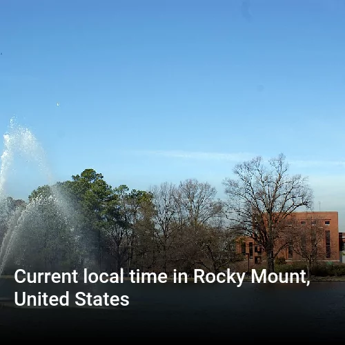 Current local time in Rocky Mount, United States