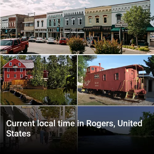 Current local time in Rogers, United States