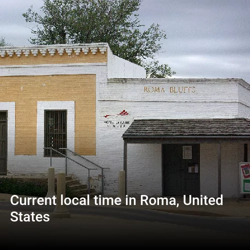 Current local time in Roma, United States