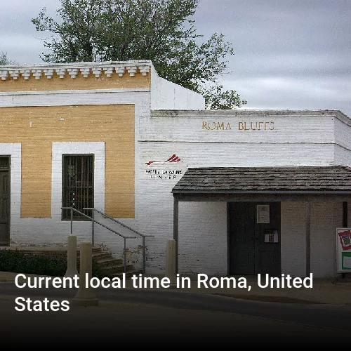 Current local time in Roma, United States Current local time in Roma, United States