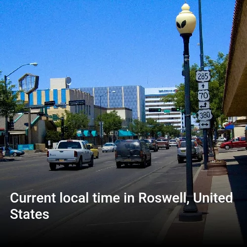 Current local time in Roswell, United States