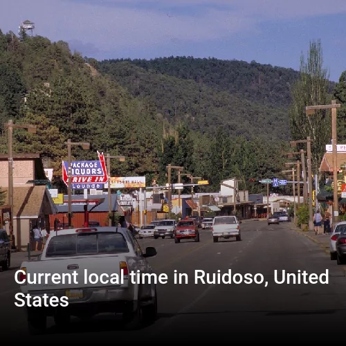 Current local time in Ruidoso, United States