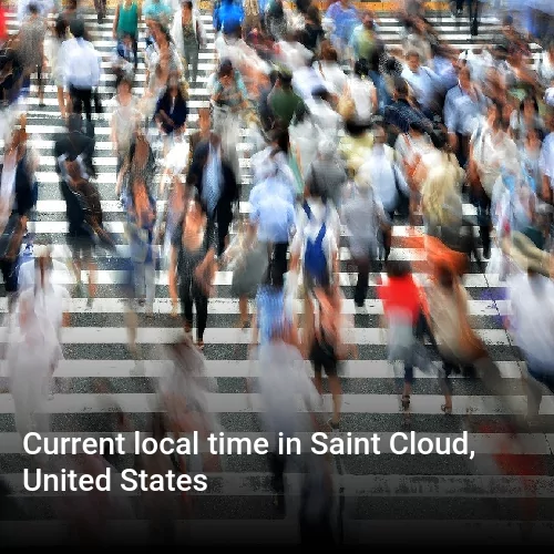 Current local time in Saint Cloud, United States