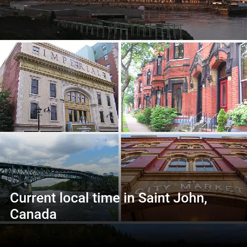 Current local time in Saint John, Canada