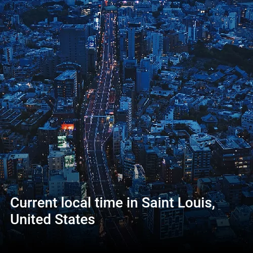 Current local time in Saint Louis, United States