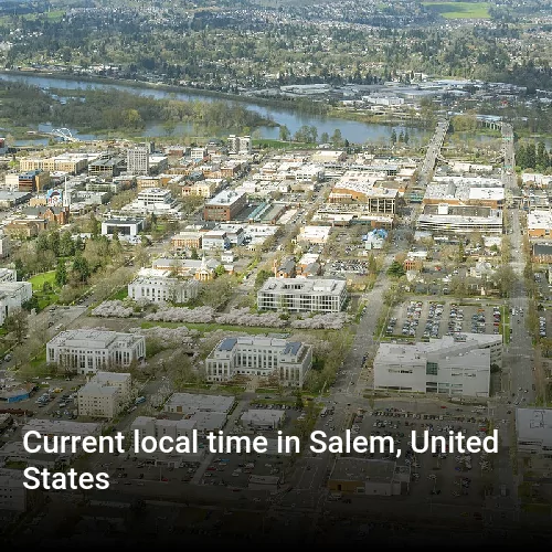 Current local time in Salem, United States