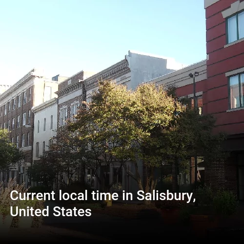 Current local time in Salisbury, United States