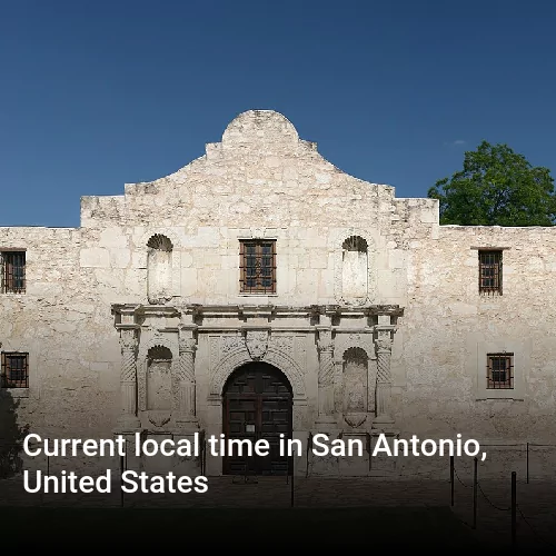 Current local time in San Antonio, United States