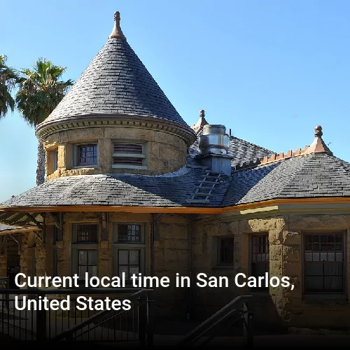 Current local time in San Carlos, United States