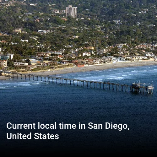 Current local time in San Diego, United States