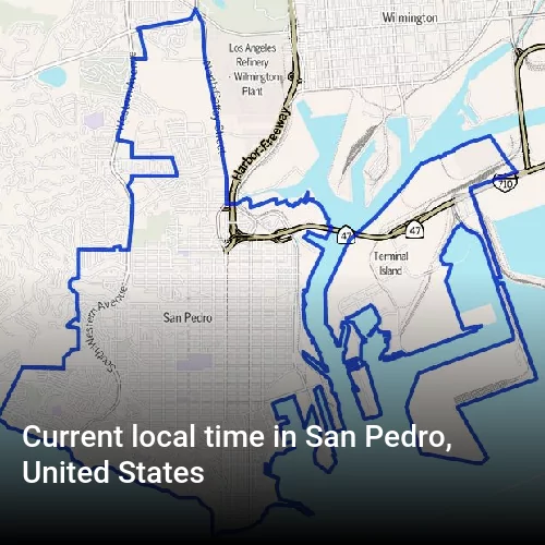 Current local time in San Pedro, United States