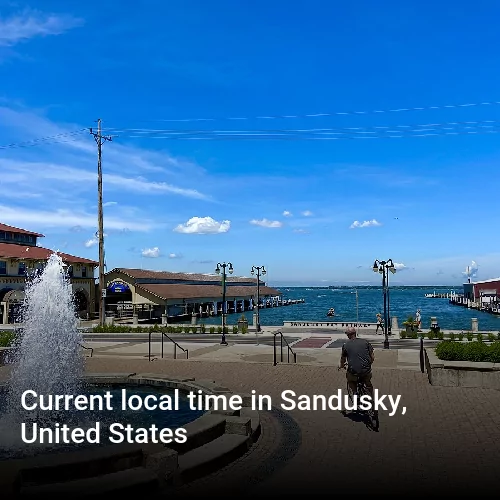 Current local time in Sandusky, United States