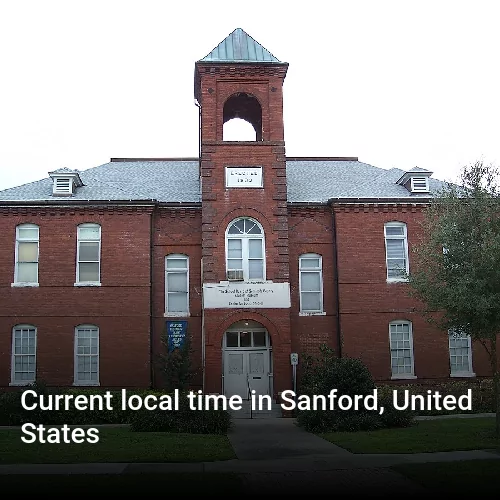 Current local time in Sanford, United States