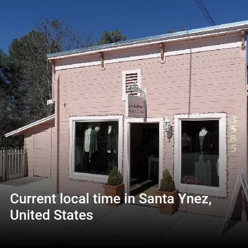Current local time in Santa Ynez, United States