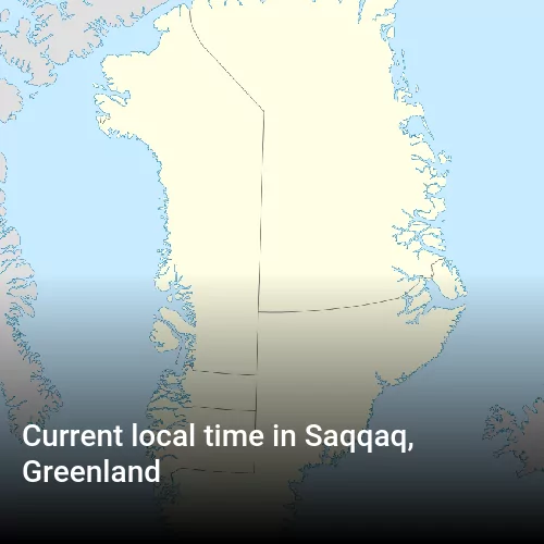 Current local time in Saqqaq, Greenland