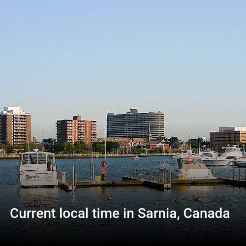Current local time in Sarnia, Canada