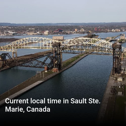 Current local time in Sault Ste. Marie, Canada