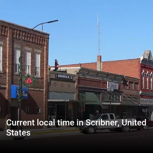 Current local time in Scribner, United States