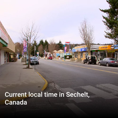 Current local time in Sechelt, Canada