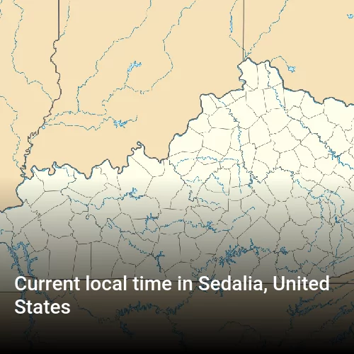 Current local time in Sedalia, United States