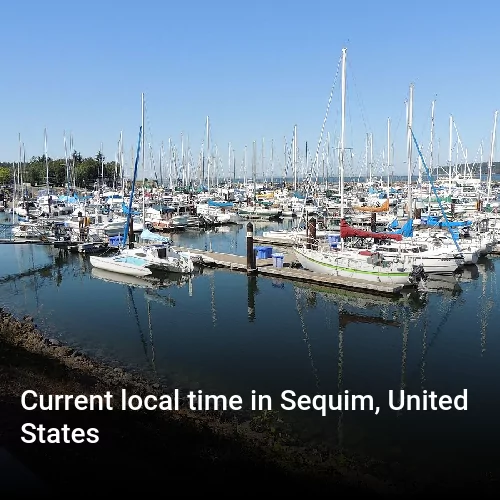 Current local time in Sequim, United States