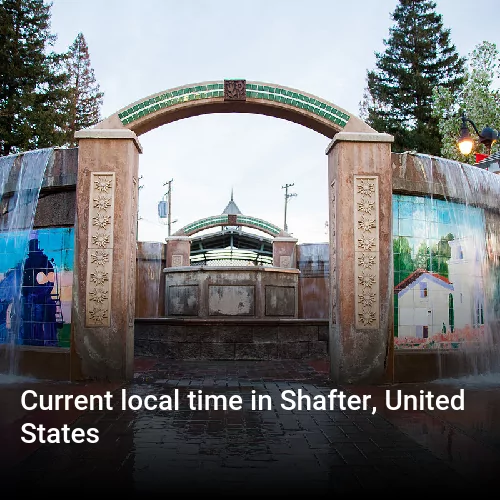 Current local time in Shafter, United States
