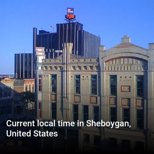 Current local time in Sheboygan, United States