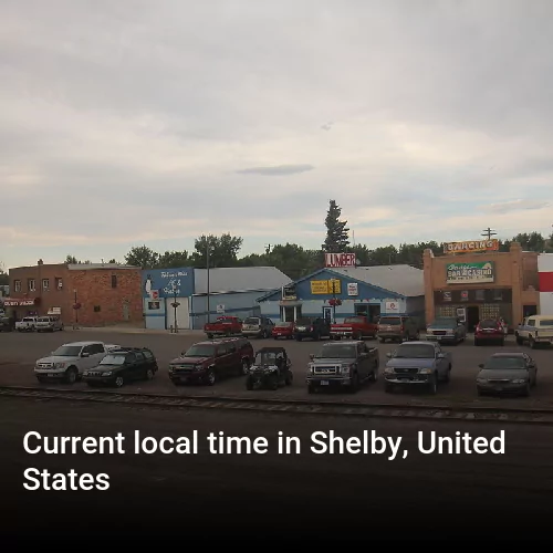 Current local time in Shelby, United States