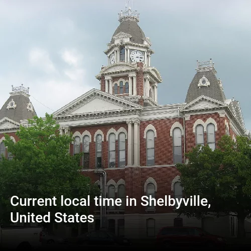 Current local time in Shelbyville, United States
