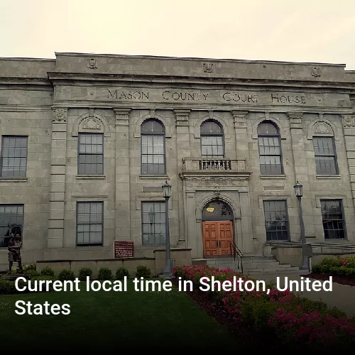 Current local time in Shelton, United States