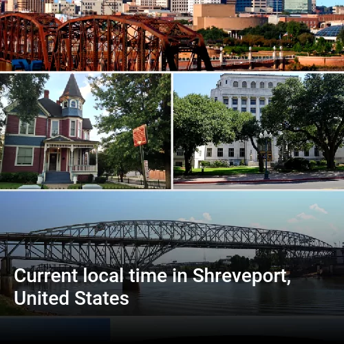 Current local time in Shreveport, United States