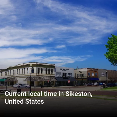 Current local time in Sikeston, United States