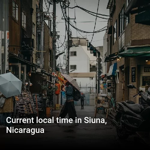 Current local time in Siuna, Nicaragua