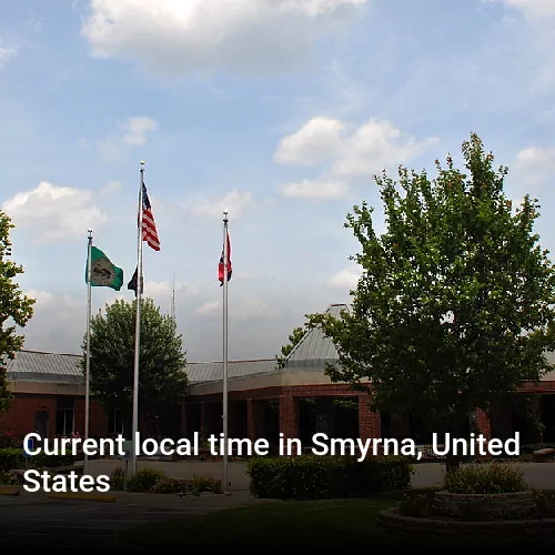 Current local time in Smyrna, United States