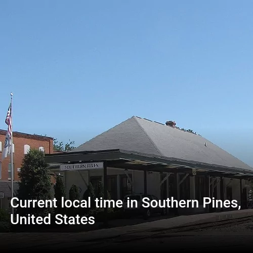 Current local time in Southern Pines, United States