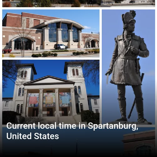 Current local time in Spartanburg, United States