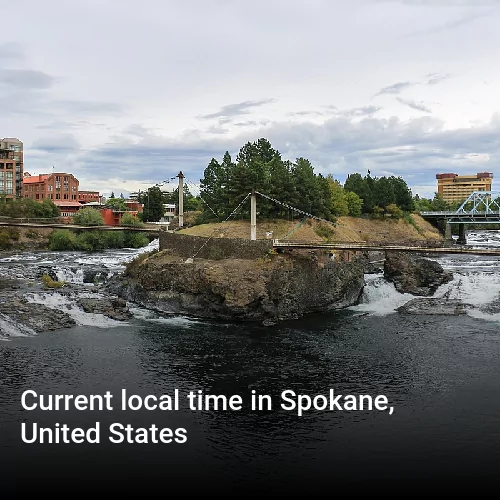 Current local time in Spokane, United States