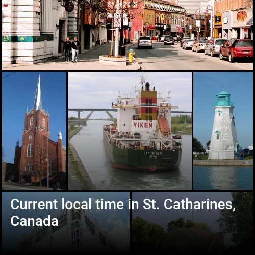Current local time in St. Catharines, Canada