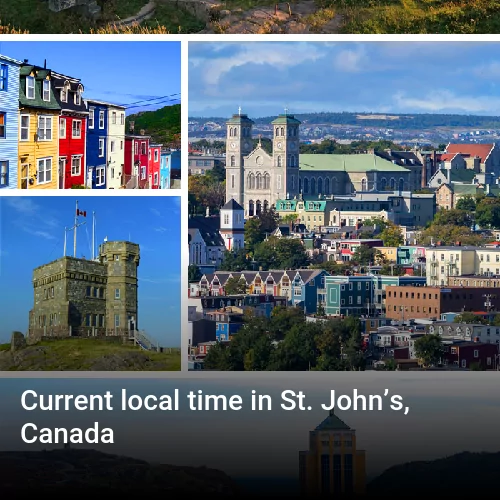 Current local time in St. John’s, Canada
