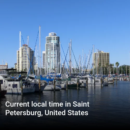 Current local time in Saint Petersburg, United States