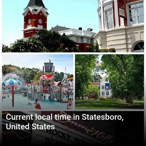 Current local time in Statesboro, United States